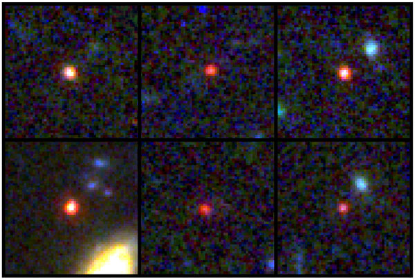 ▲▼科學家透過美國NASA韋伯望遠鏡，發現6個宇宙大爆炸不久後形成的大質量星系。（圖／路透）