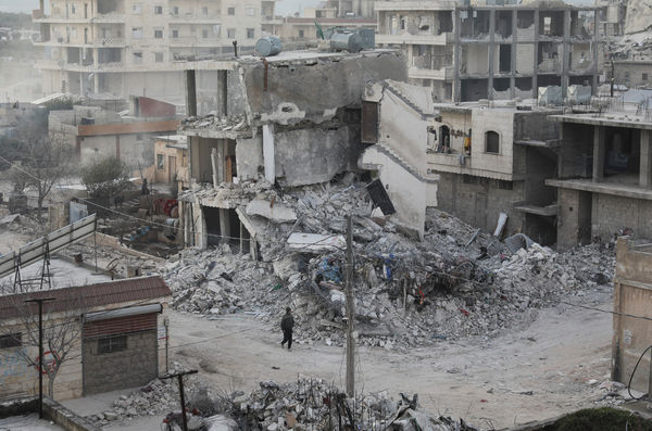 ▲▼ 敘利亞北部堅達里斯（Jandaris）是規模7.8土敘邊境強震的災區之一。（圖／路透）
