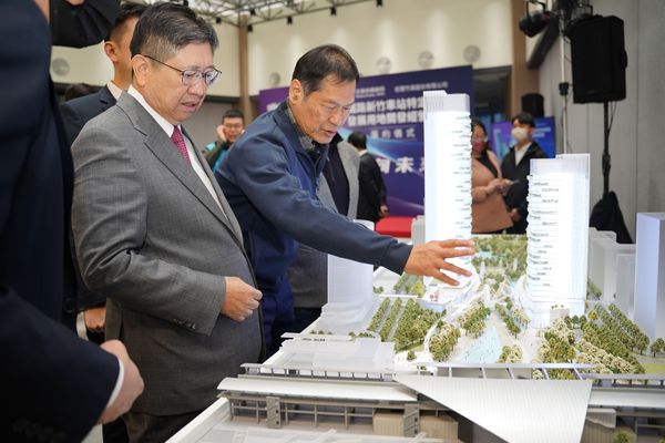 ▲宏匯聯盟拿下新竹高鐵開發　1.5萬坪打造「南北雙塔」新地標。（圖／新竹縣政府提供）