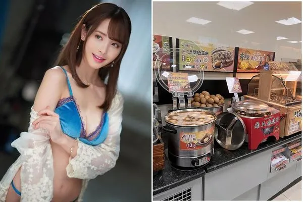 日本AV女優遊台灣，隨手拍一張「超商滿滿茶葉蛋」照！網友興奮了。（翻自桃乃木推特+IG）