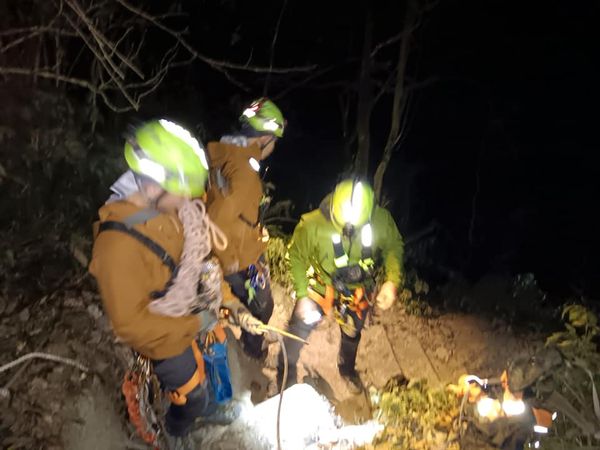 ▲▼夫妻登北大武山 夫墜80公尺深懸崖無生命跡象。（圖／翻攝屏東林區管理處北大武山資訊站）