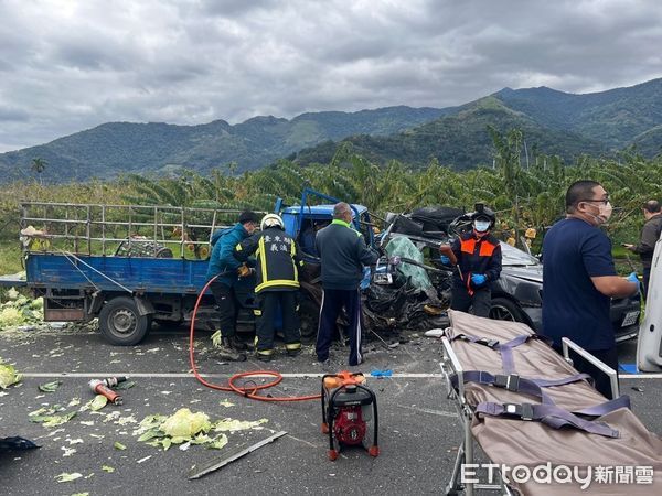 ▲▼       台東嚴重車禍      。（圖／記者楊漢聲翻攝）