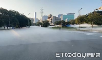 竹科驚現「雲海」原因曝！廠商急喊：是水蒸氣　現場封鎖排除中