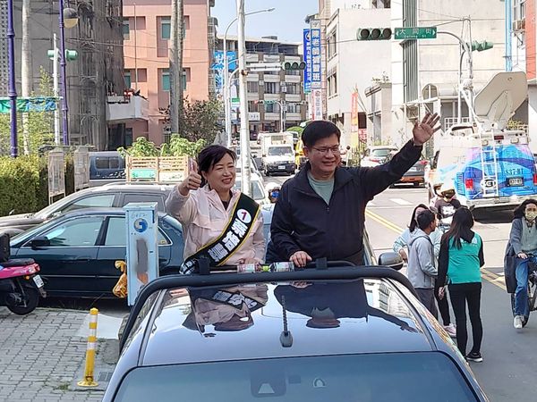 ▲▼林佳龍輔選蔡培慧。（圖／蔡培慧競選辦公室提供）