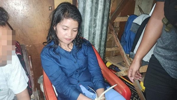 ▲▼印尼北蘇門答臘省28歲女子持刀砍下男友陰莖。（圖／翻攝自推特）