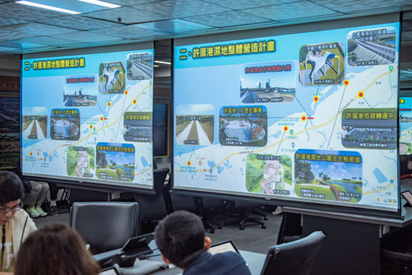 ▲許厝港自行車景觀大橋4月通車