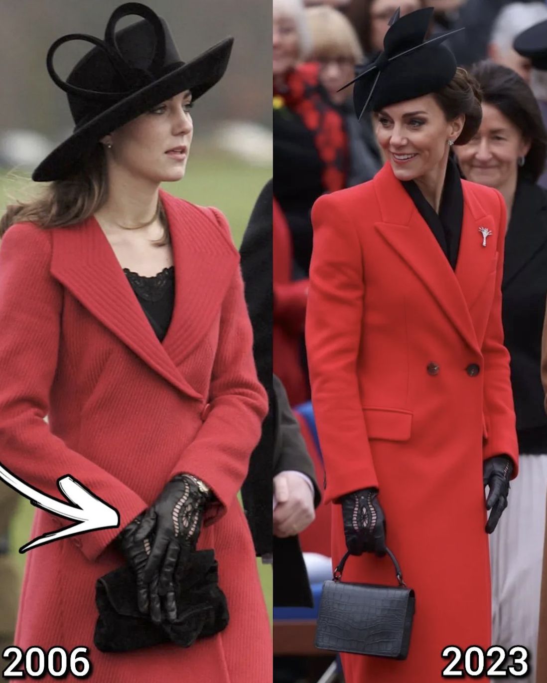 凱特王妃一雙手套戴17年！　「紅通通配韭蔥胸針」背後有故事