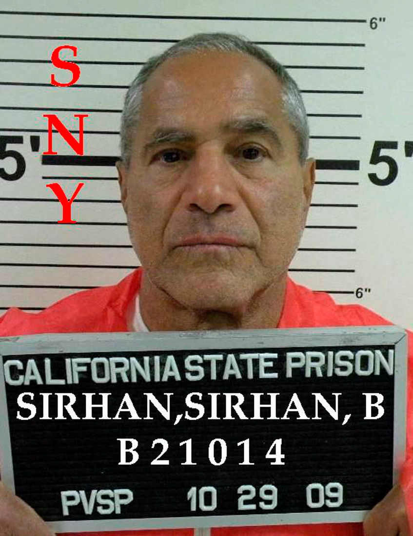 ▲▼席漢（Sirhan Sirhan）1968年射殺美國前司法部長羅勃．甘迺迪，在獄中度過了50多年。（圖／路透）
