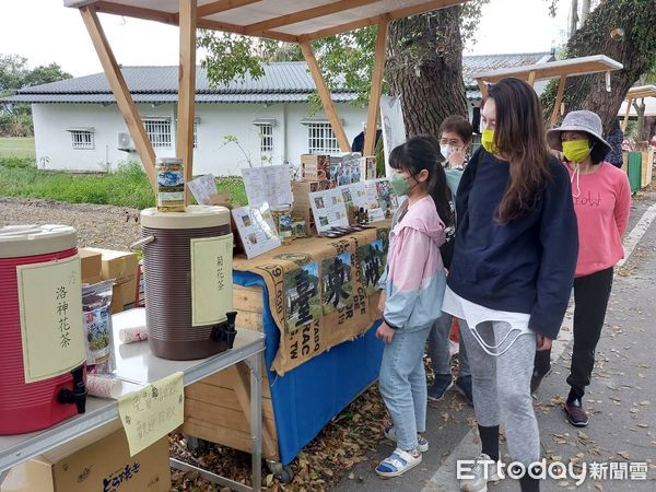 ▲台東戒治所，加入武陵綠色隧道2626市集展售產品。（圖／記者楊漢聲翻攝）