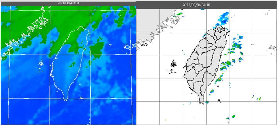 ▲▼衛星雲圖。（圖／中央氣象局）