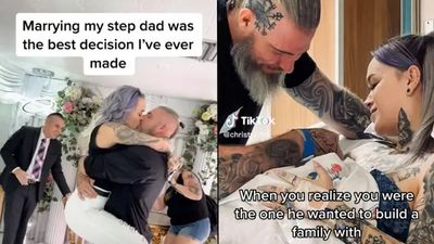 正妹愛上大16歲繼父!甜曬激吻婚照喊「最正確決定」 離奇真相曝