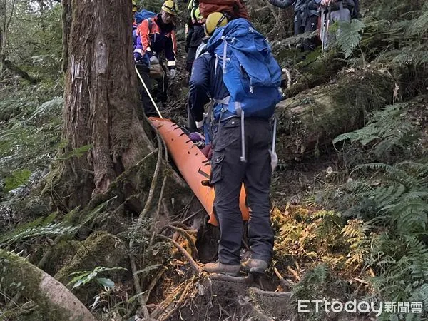 ▲▼    山友受困水樣森林旁營地  。（圖／嘉義縣消防局提供）