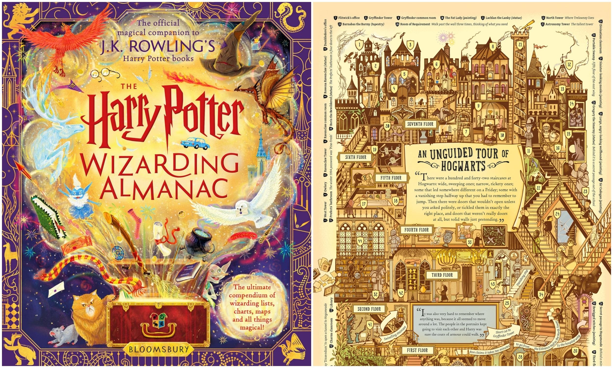 ▲▼《哈利波特魔法圖鑑 (The Harry Potter Wizarding Almanac)》預計10月在全球同步發行，台灣將由皇冠出版。（圖／wizardingworld.com）