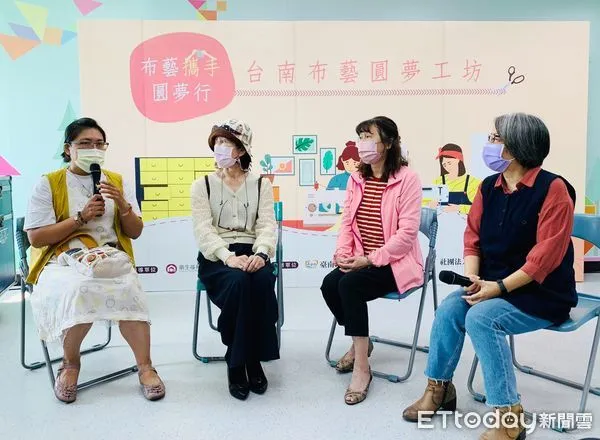▲療癒布藝師6月起啟動社區服務，運用布藝專長改造舊衣或舊物品賦予新樣貌，讓思念與回憶轉換為更有意義的陪伴。（圖／記者林悅翻攝，下同）