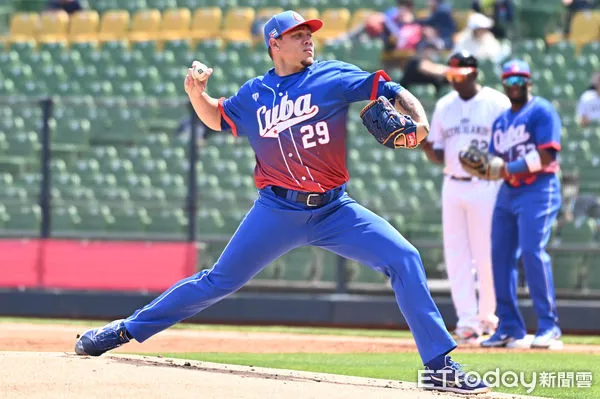 ▲▼2023WBC世界棒球經典賽古巴隊Y.羅德里奎茲Yariel Rodríguez。（圖／記者李毓康攝）