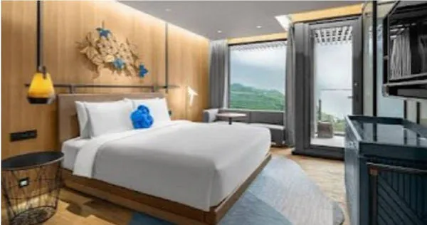 「阿里山英迪格酒店」遭房客投訴，入住2晚要價6萬9千元，質疑業者有欺騙消費者之嫌。（圖／擷取自Google Maps）