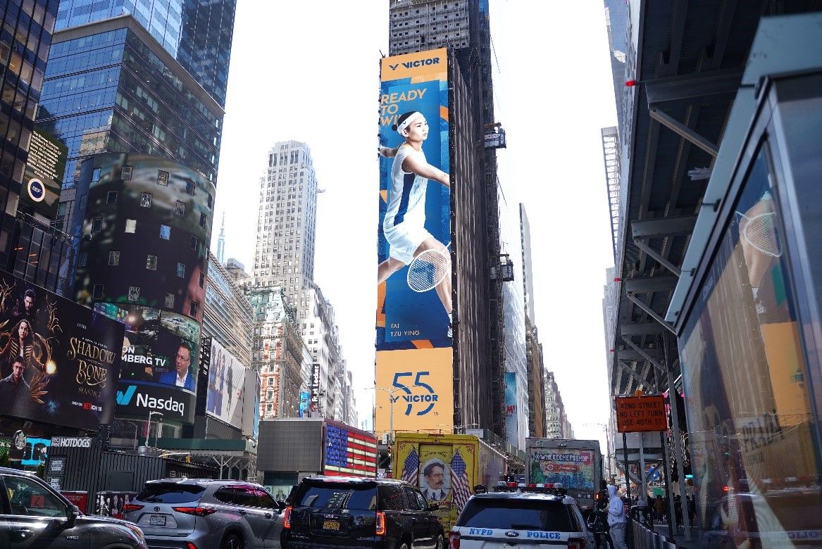 讓世界看見台灣！　戴資穎躍上紐約時代廣場巨型廣告 | ETtoday運動