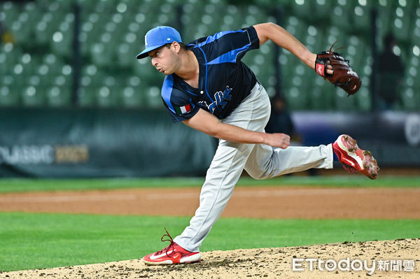 ▲▼2023WBC世界棒球經典賽義大利隊帕蘭特Andre Pallante。（圖／記者李毓康攝）