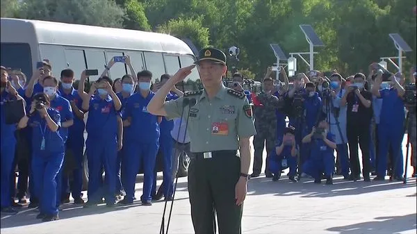 ▲大陸中央軍委排序第一的委員李尚福曾擔任載人航天工程總指揮。（圖／CFP）