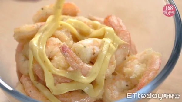 芥末蝦球（圖／《168懶人料理》提供）