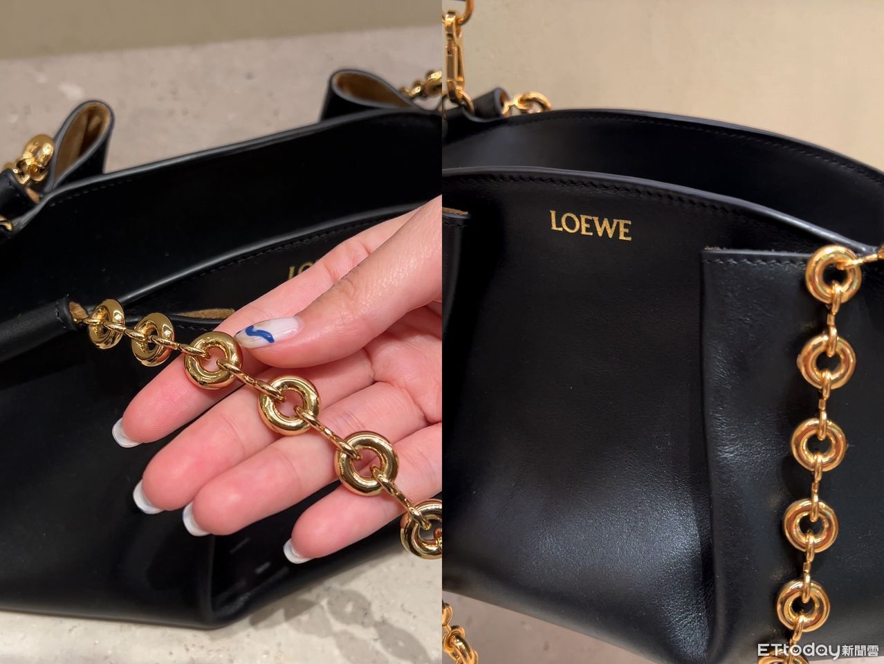 ▲LOEWE Paseo手袋。（圖／記者黃麗頻攝）