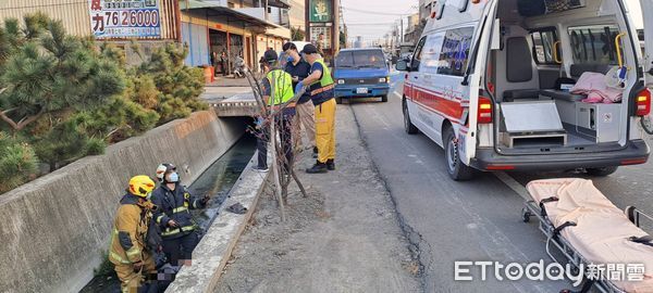 ▲▼彰化水溝。（圖／記者唐詠絮翻攝）