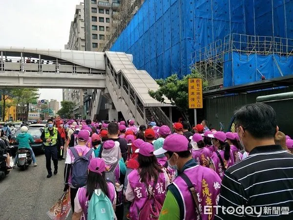 ▲龍德宮南巡遶境將於明日回鑾。（圖／桃園警分局提供）