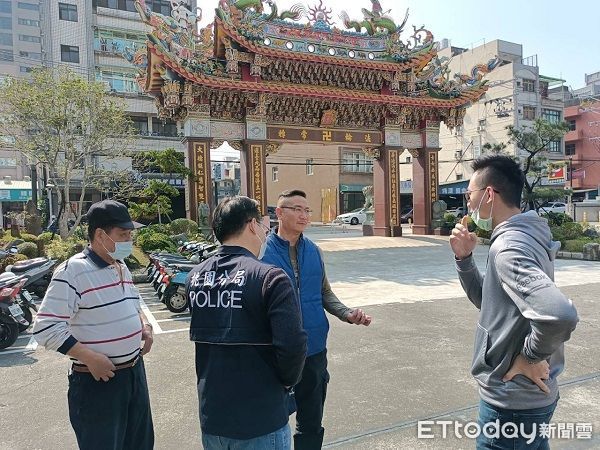 ▲▼並與途經復興路慈護宮、中正路景福宮、慈文路蓮華寺等廟宇參禮儀式進行路線規劃。（圖／桃園警分局提供）