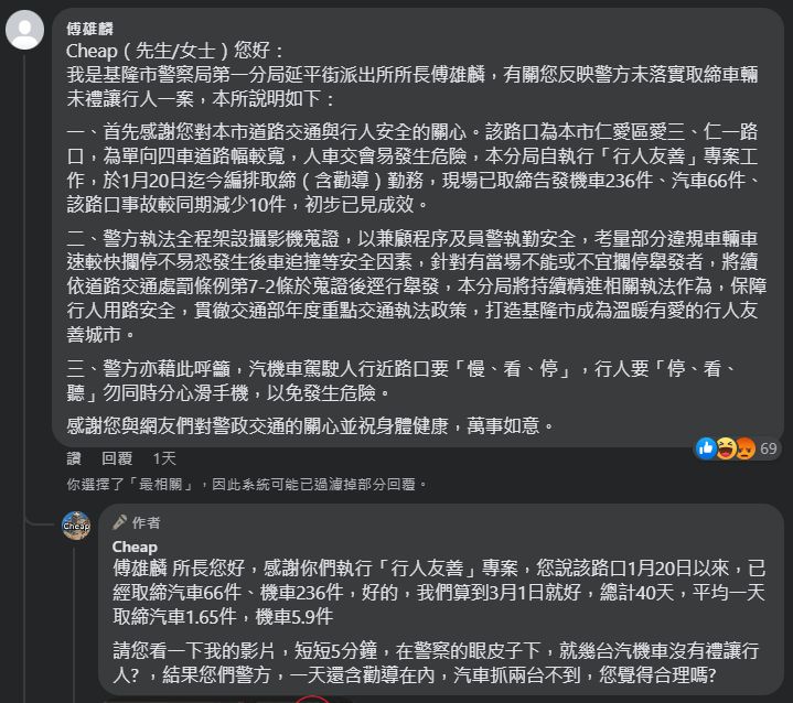 ▲▼台灣難洗刷「行人地獄」惡名　網紅Cheap實測片揭原因：警察沒在抓。（圖／Cheap授權提供）