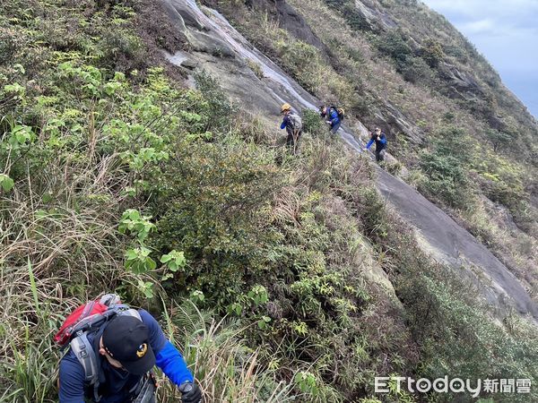 ▲▼80歲老翁新北市南子吝步道登山迷路。（圖／記者郭世賢翻攝）