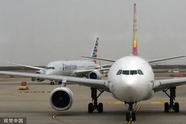 ▲上海浦東機場降落的外籍航空公司航班。（圖／CFP）