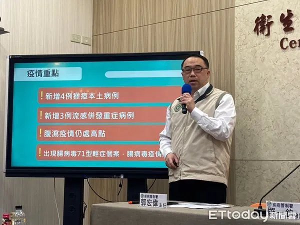 ▲▼疾管署疫情中心主任郭宏偉。（圖／記者洪巧藍攝）