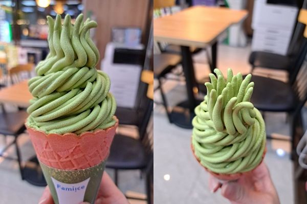 ▲▼全家蒙布朗造型的霜淇淋引起討論。（圖／翻攝臉書／全家便利商店 / 7-11 超商新品&好物分享區）