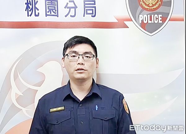 ▲桃園警分局景福派出所長林毅閔呼籲民眾勿輕信未查證訊息而盲目匯款或投資，以免受騙上當。（圖／記者沈繼昌翻攝）