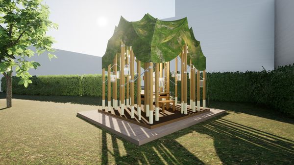 ▲▼2023威尼斯建築雙年展-平行展作品「循環茶事+++TEA Space」。（圖／Adamas Architecture & Design 提供）
