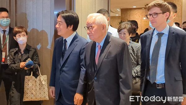 ▲▼張忠謀出席半導體世紀對談盛會，圖左為副總統賴清德，右為克里斯‧米勒（Chris Miller）。（圖／記者高兆麟攝）