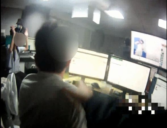 ▲員林警分局破獲韓國人在台洗錢詐騙機房。（圖／警方提供）