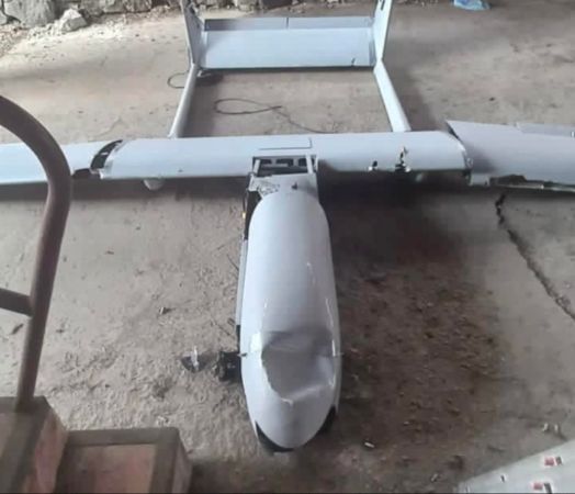 ▲▼烏克蘭東部軍隊11日凌晨擊落一架經改造且武器化的中國製無人機Mugin-5。（圖／翻攝推特@TDF_UA）