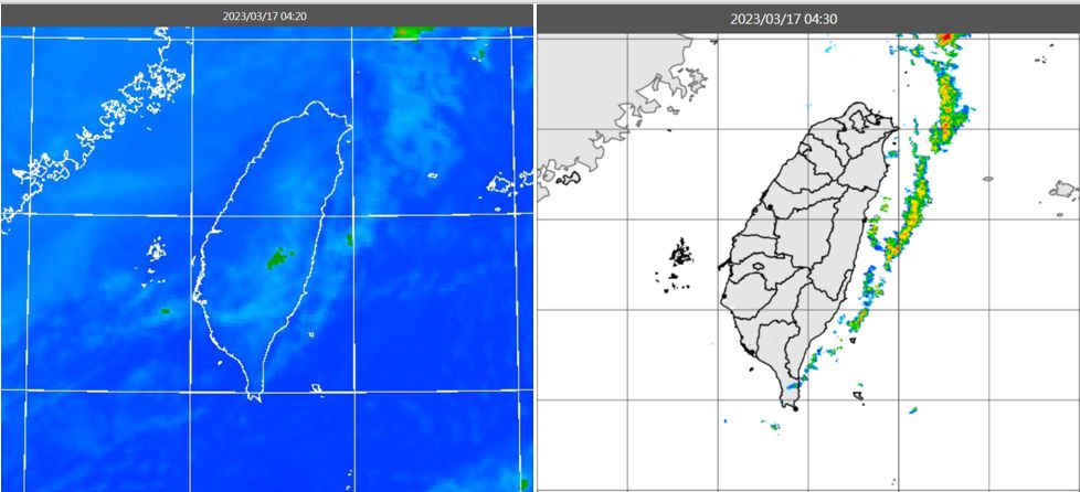 ▲▼衛星雲圖。（圖／中央氣象局）