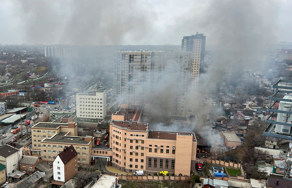 ▲▼俄羅斯聯邦安全局大樓爆炸，1死2傷。（圖／路透）