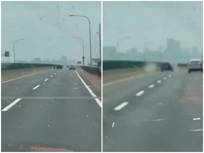 台68重機騎士遭撞慘摔!BMW駕駛:我才是被惡意逼車 警方回應了