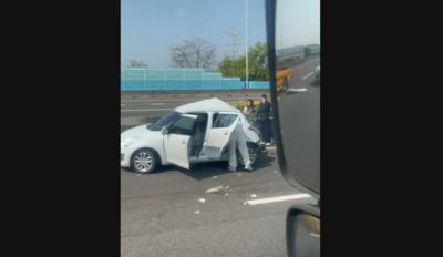 快訊／國1北上193k彰化路段「2車追撞」2人受傷　後方紫爆塞5公里