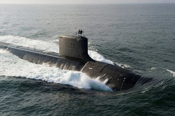 ▲▼美國維吉尼亞級核動力潛艦（Virginia-class submarine）北達科他號（USS North Dakota）。（圖／路透）