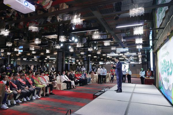 ▲▼副總統賴清德19日出席家扶基金會2023年全國自強兒少表揚活動。（圖／總統府提供）