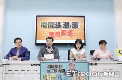 說好的能源政策在哪? 國民黨團轟:蔡政府任內電價狂漲22%