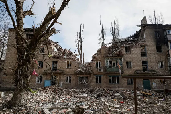 ▲▼烏克蘭東部前線城鎮阿夫迪夫卡（Avdiivka）。（圖／路透）