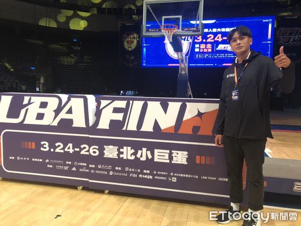 ▲UBA大專籃球聯賽4強決賽將於24至26日在台北小巨蛋登場、林信寬、李秉鴻。（圖／記者杜奕君攝）