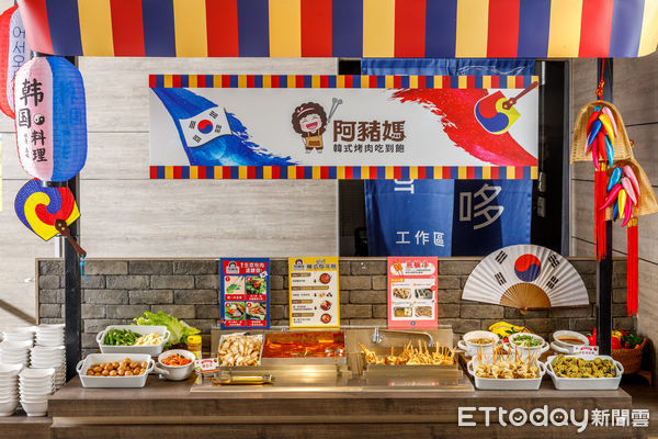 ▲5大韓式餐飲品牌進駐「吉哆火鍋百匯」。（圖／錢都提供）