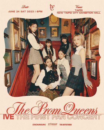 ▲IVE THE FIRST FAN CONCERT《The Prom Queens》in Taipei。（圖／翻攝自Facebook／Sinchunoung Agency）