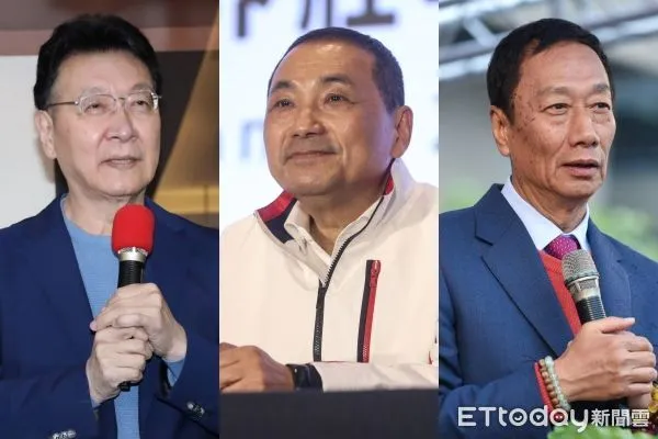 趙少康、侯友宜、郭台銘。（合成圖／記者屠惠剛、林敬旻攝）